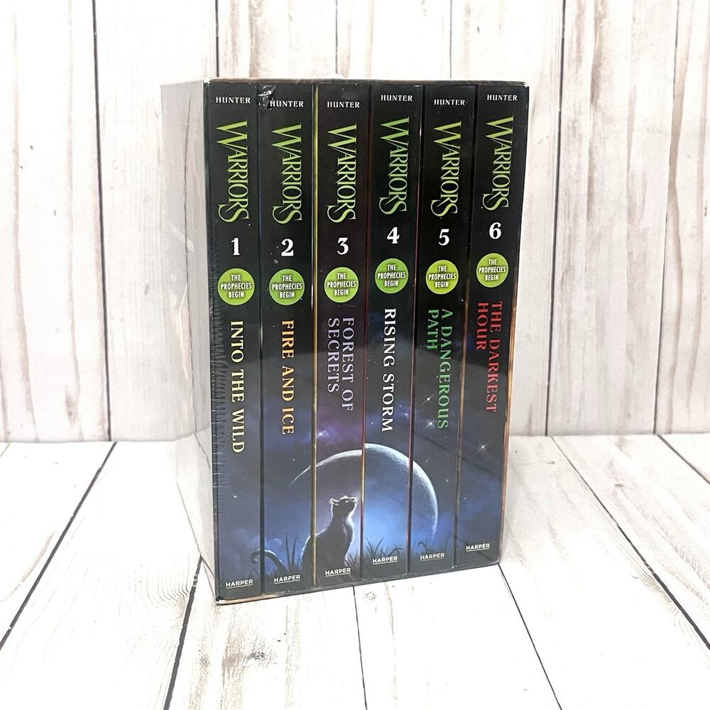 Warriors Box Set Vol: 1-6 The Complete First Series by Erin Hunter 2015 Sealed!